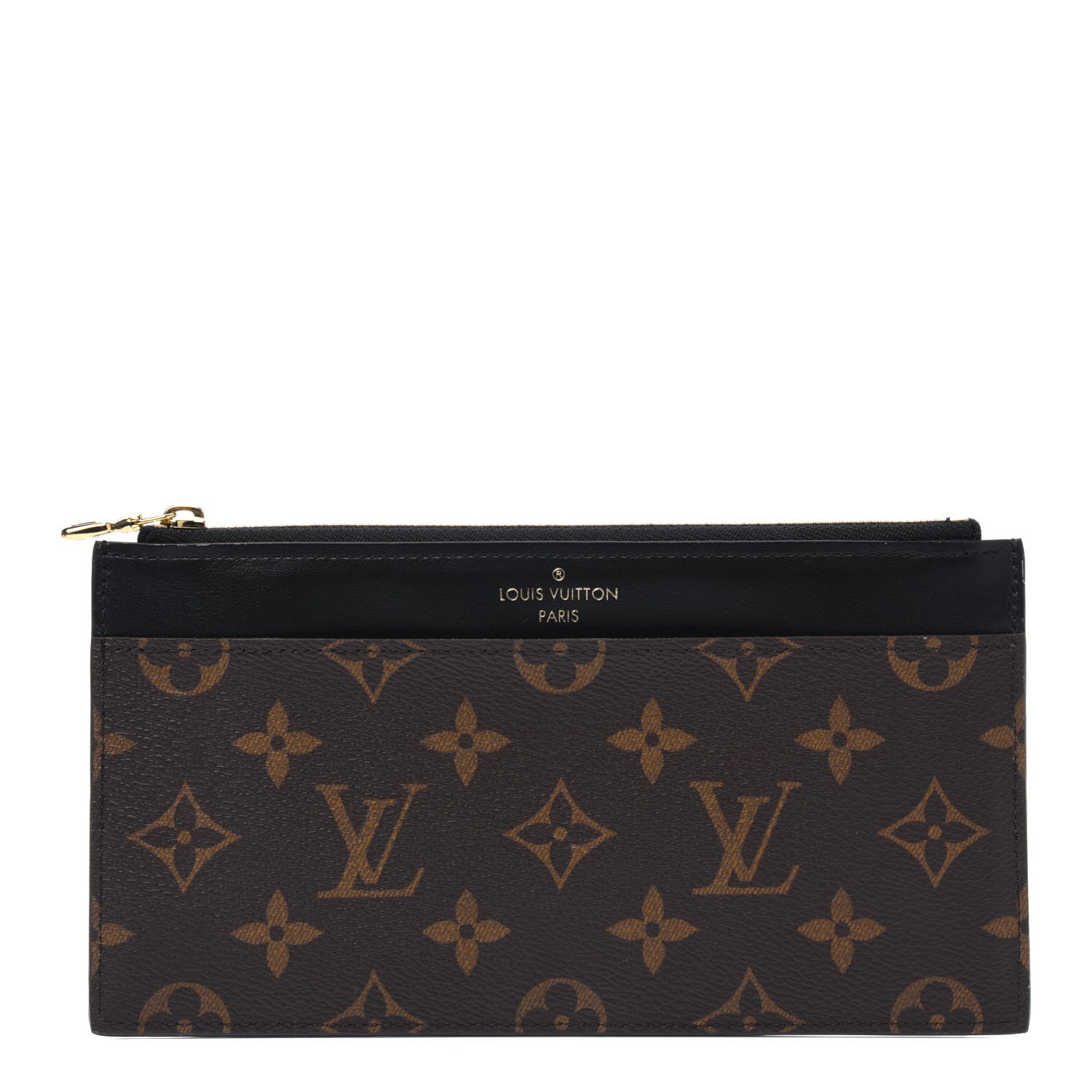 Louis Vuitton Monogram Slim Purse Black 1 of 4