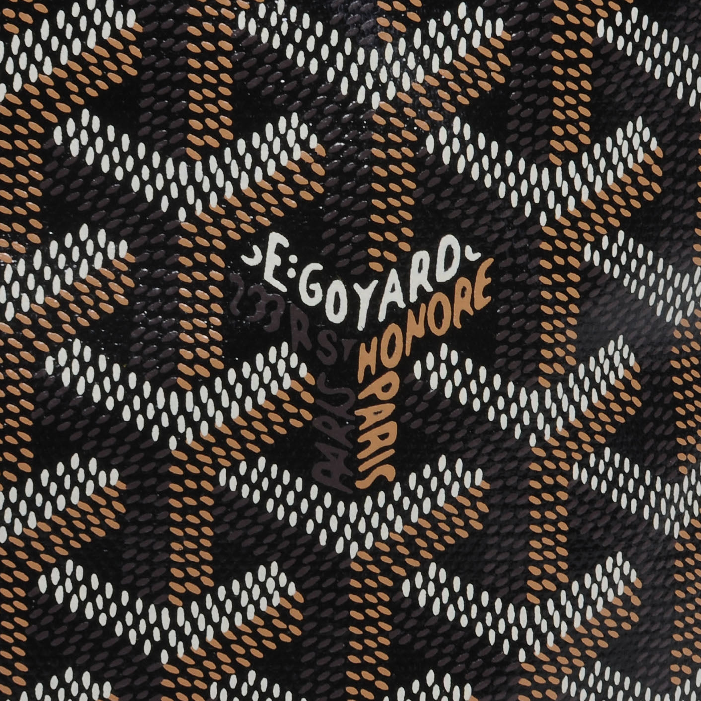 Goyard Goyardine Saint Louis PM Black Gold 7 of 9