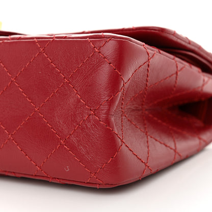 Chanel Aged Calfskin Quilted 2.55 Reissue 225 Flap Red 11 of 12