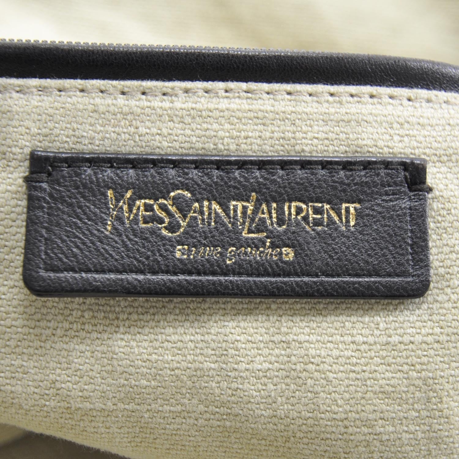 Saint Laurent Leather Large Calypso Tote Ivory 7 of 12