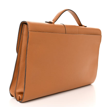 Delvaux Taurillon Crispe Cartable Presse I Vegetal 3 of 11