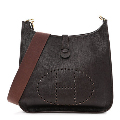 Hermes Fjord Evelyne GM Chocolate 1 of 10