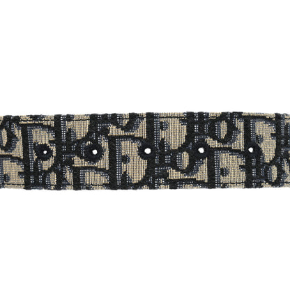Christian Dior Oblique 35mm Belt 95 Blue Multi 4 of 5