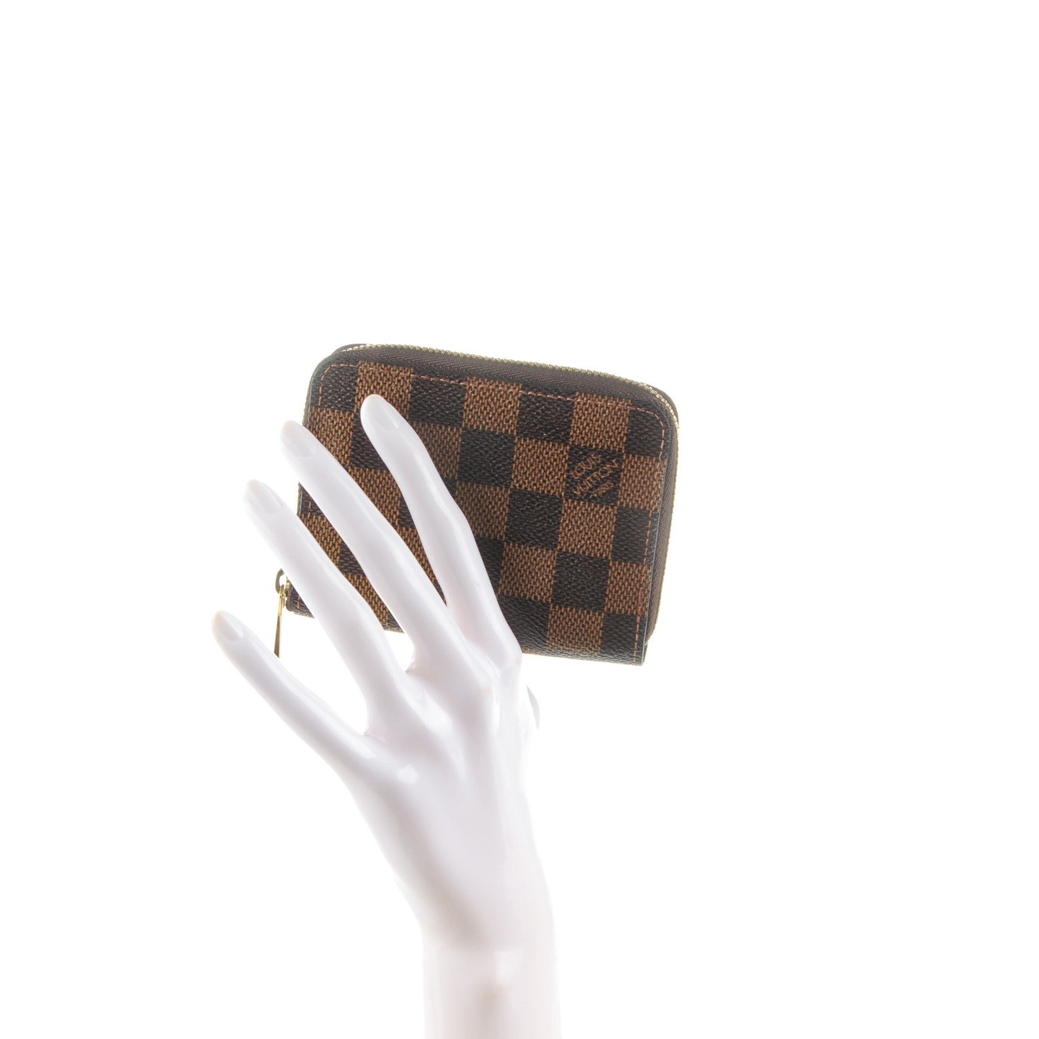 Louis Vuitton Damier Ebene Zippy Coin Purse 2 of 7