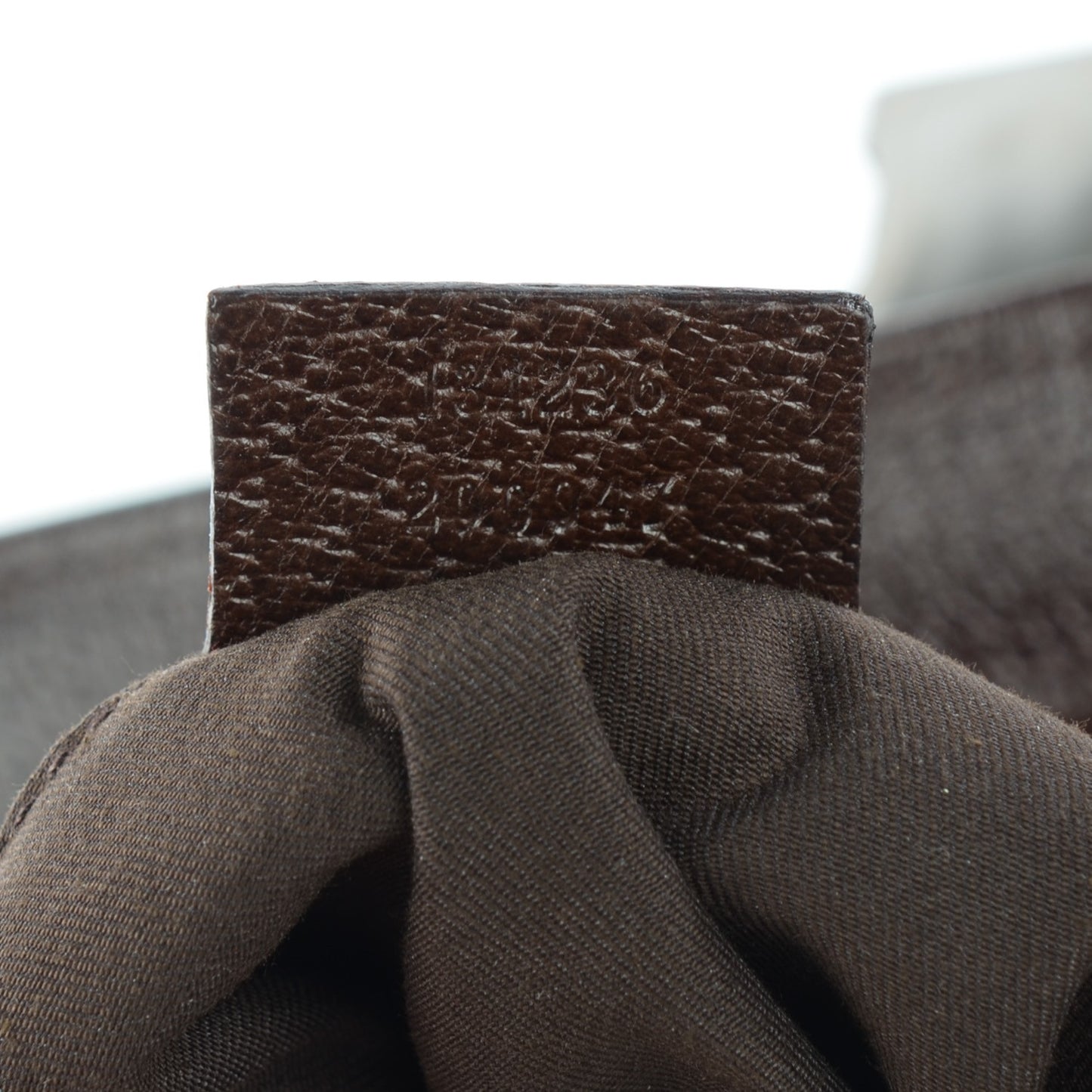 Monogram Waist Pouch Bag Dark Brown