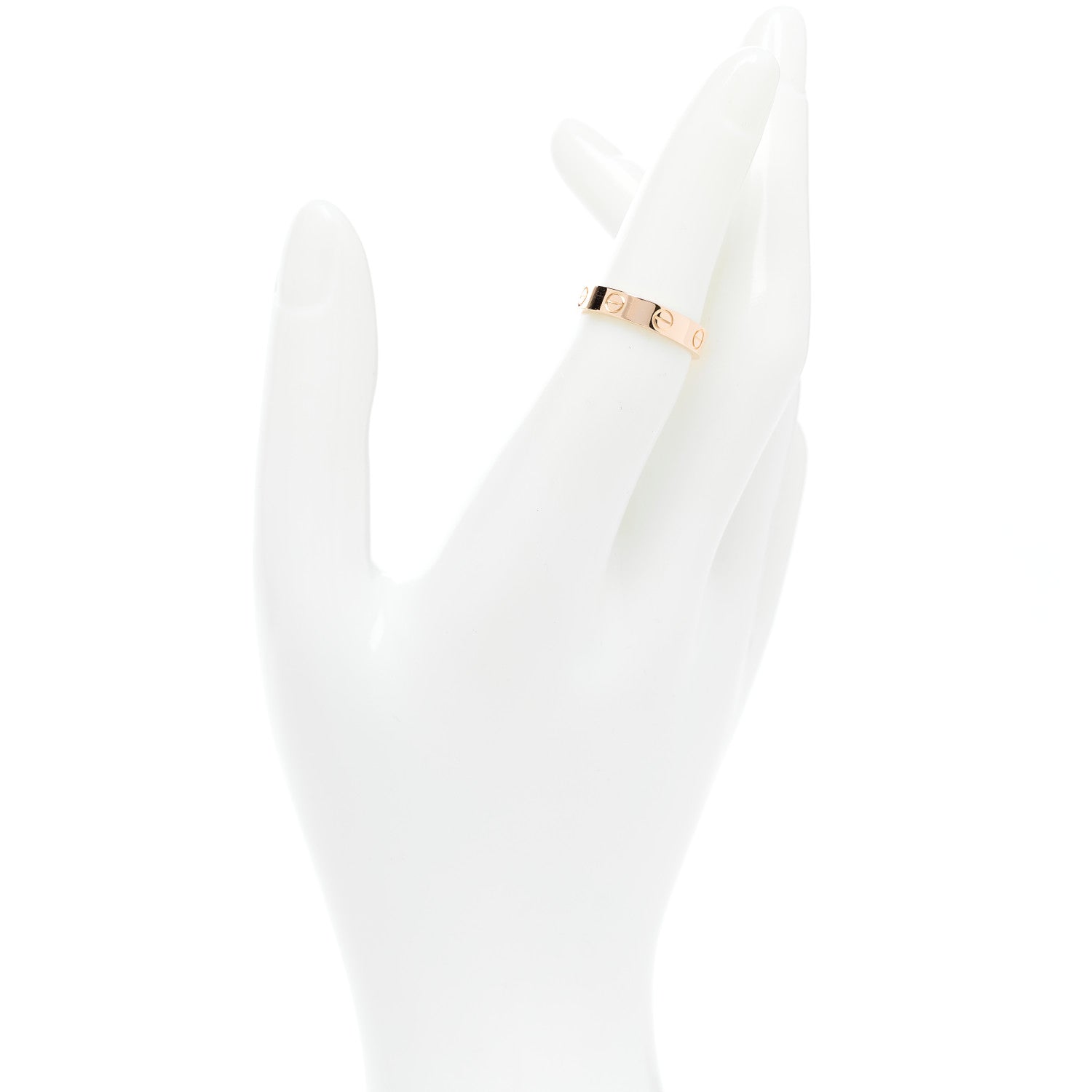 Cartier 18K Pink Gold 3.5mm LOVE Wedding Band Ring 50 5.25 2 of 4