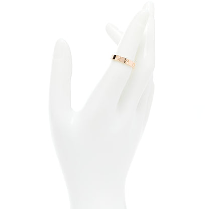 Cartier 18K Pink Gold 3.5mm LOVE Wedding Band Ring 50 5.25 2 of 4