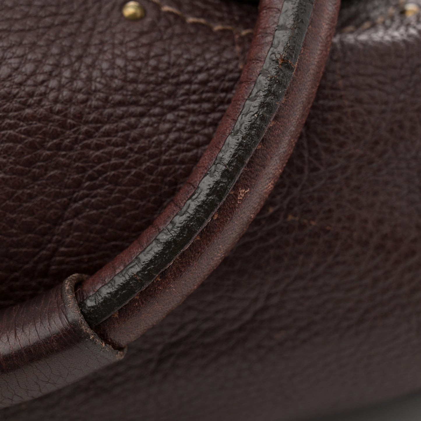 Calfskin Medium Paddington Satchel Chocolate
