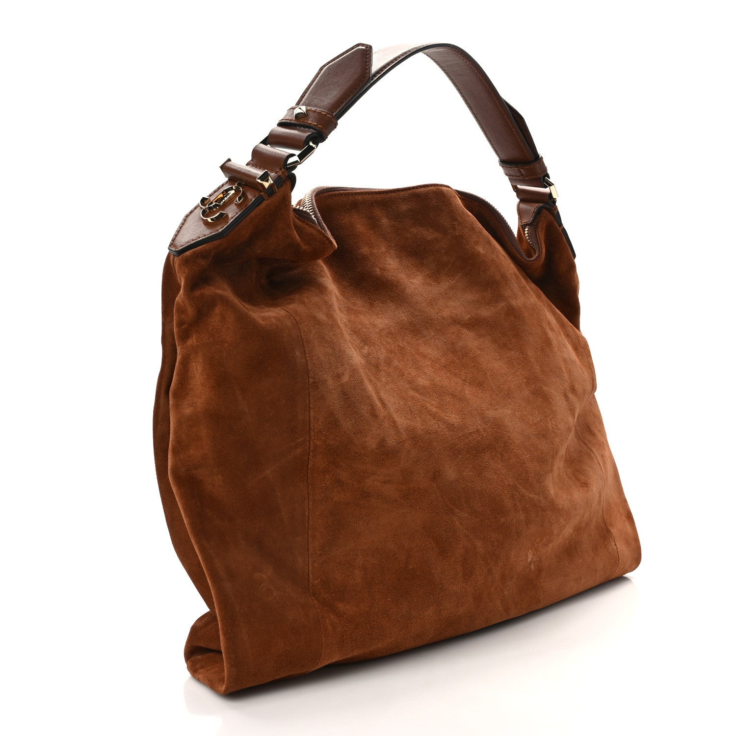 Jimmy Choo Suede Ana Hobo Bag Tan 3 of 11