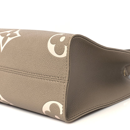 Louis Vuitton Empreinte Monogram Giant Onthego PM Tourterelle Creme 9 of 9