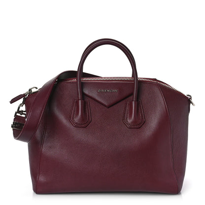 Givenchy Sugar Goatskin Medium Antigona Oxblood 1 of 9