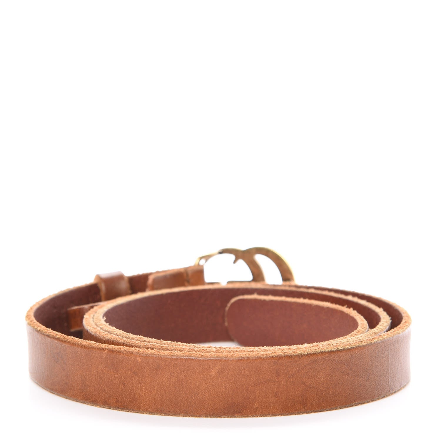 Gucci Faded Calfskin Double G 20mm Belt 85 34 Cuir 3 of 9