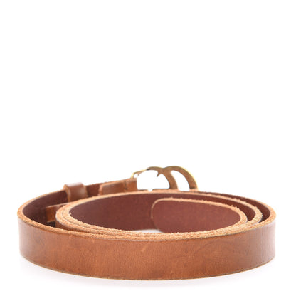 Gucci Faded Calfskin Double G 20mm Belt 85 34 Cuir 3 of 9