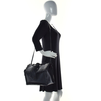 Valentino Garavani Calfskin The Rope Crossbody Bag Black 2 of 42