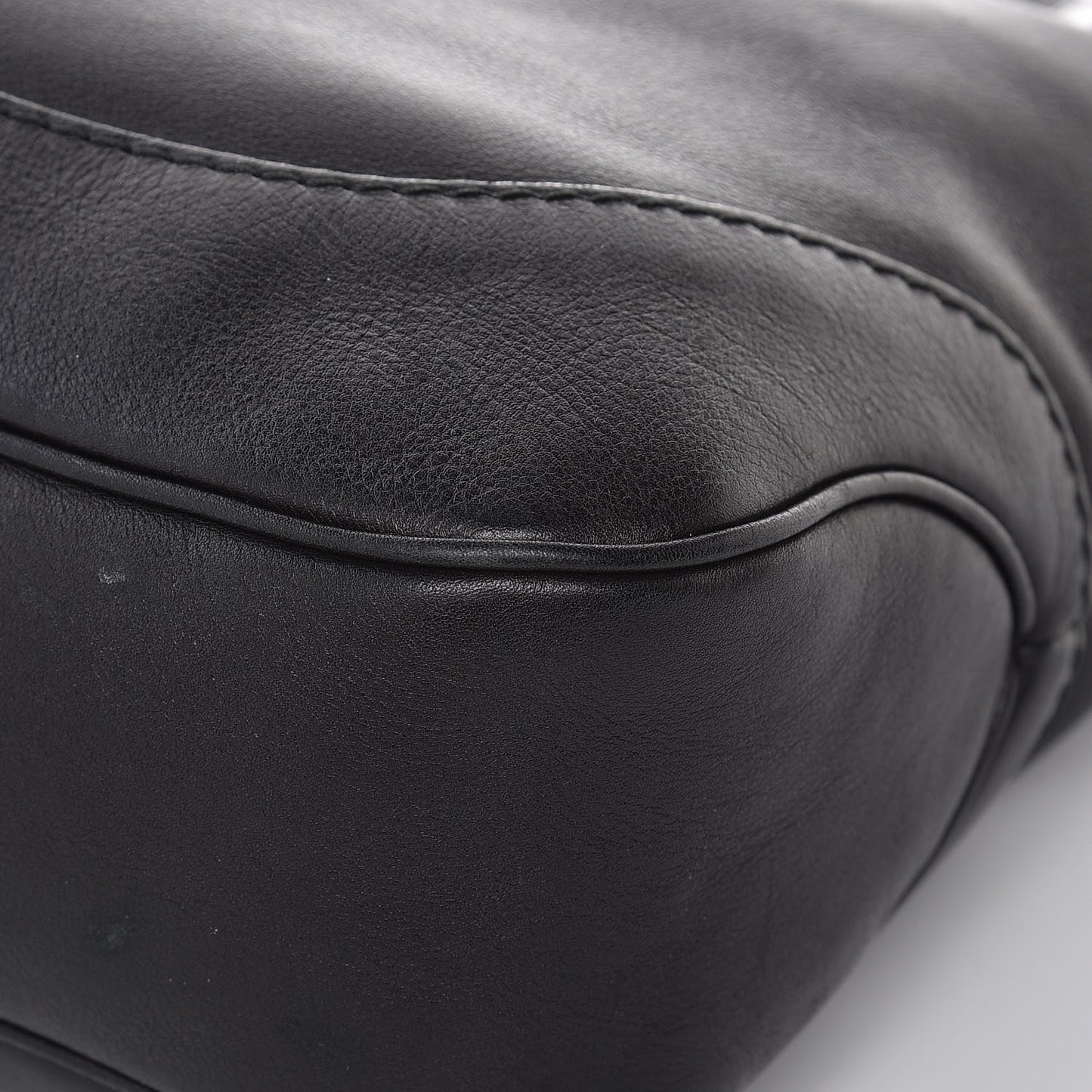 Calfskin Medium Jackie Shoulder Bag Black