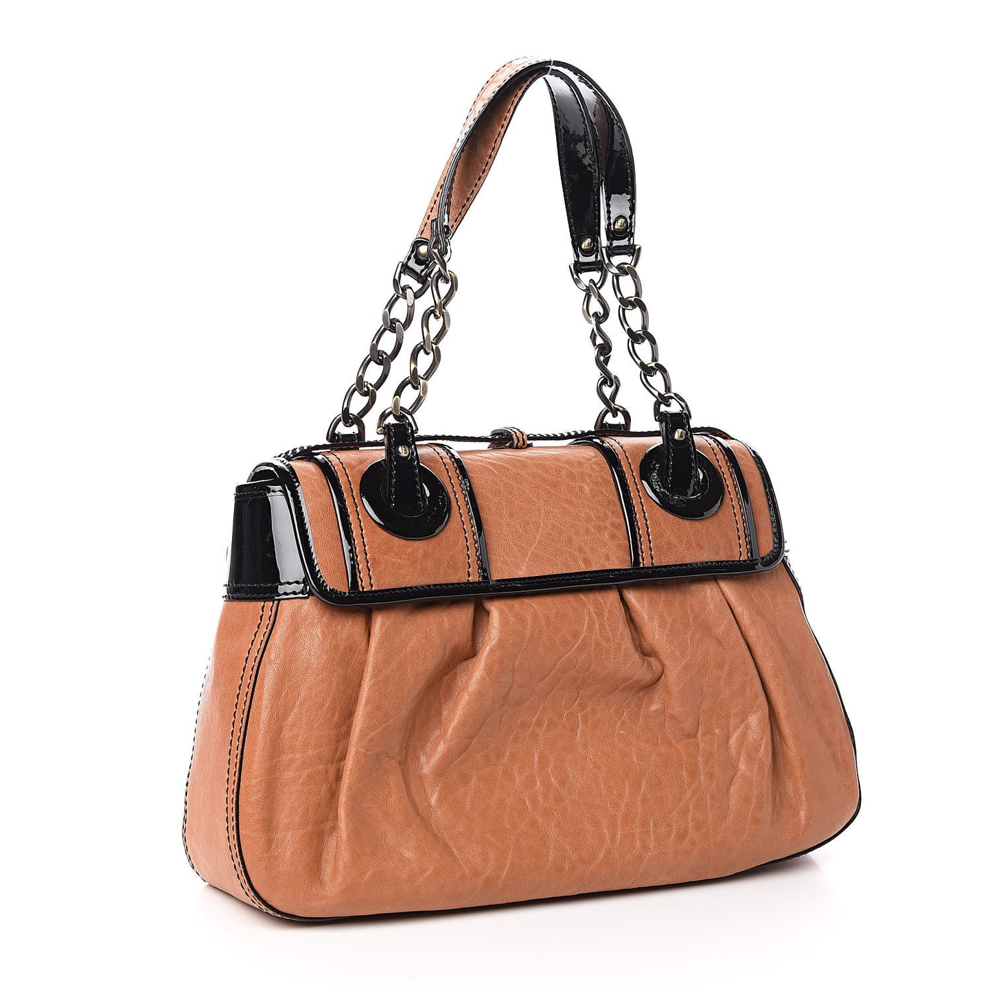 Nappa Patent B Bag Osso Black