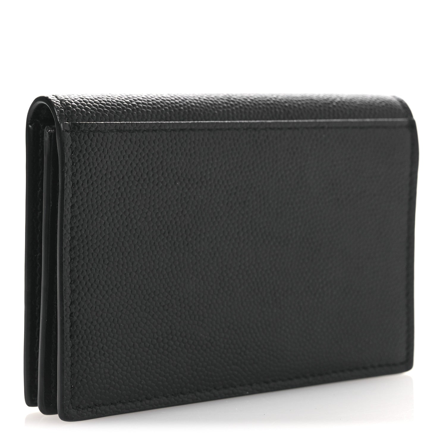 Saint Laurent Grain De Poudre Business Card Case Black 3 of 9