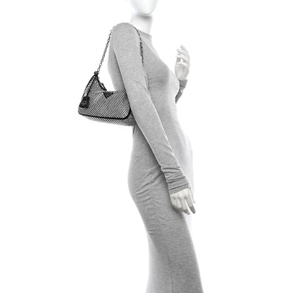 Prada Satin Crystal Re-Edition 2005 Shoulder Bag Cristal 2 of 10