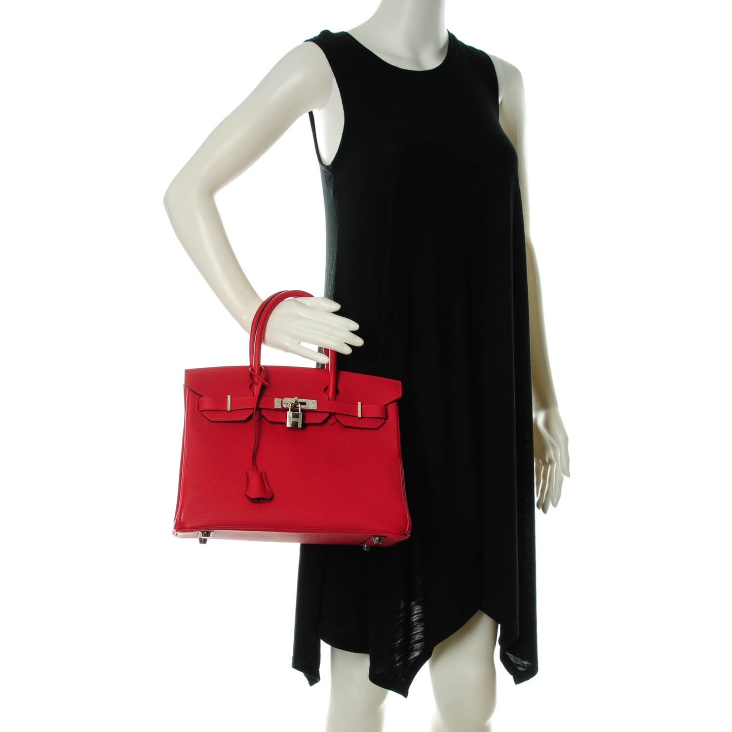 Epsom Birkin 30 Rouge Casaque