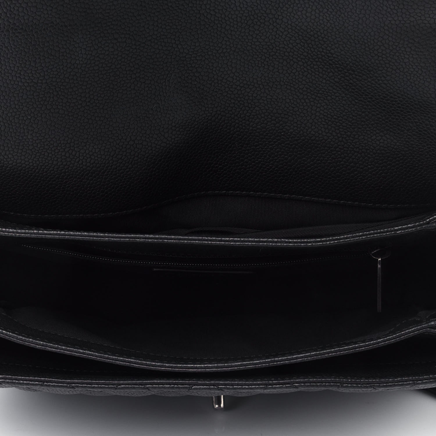 Chanel Caviar Quilted Medium Rock In Rome Single Flap Black 4 of 4