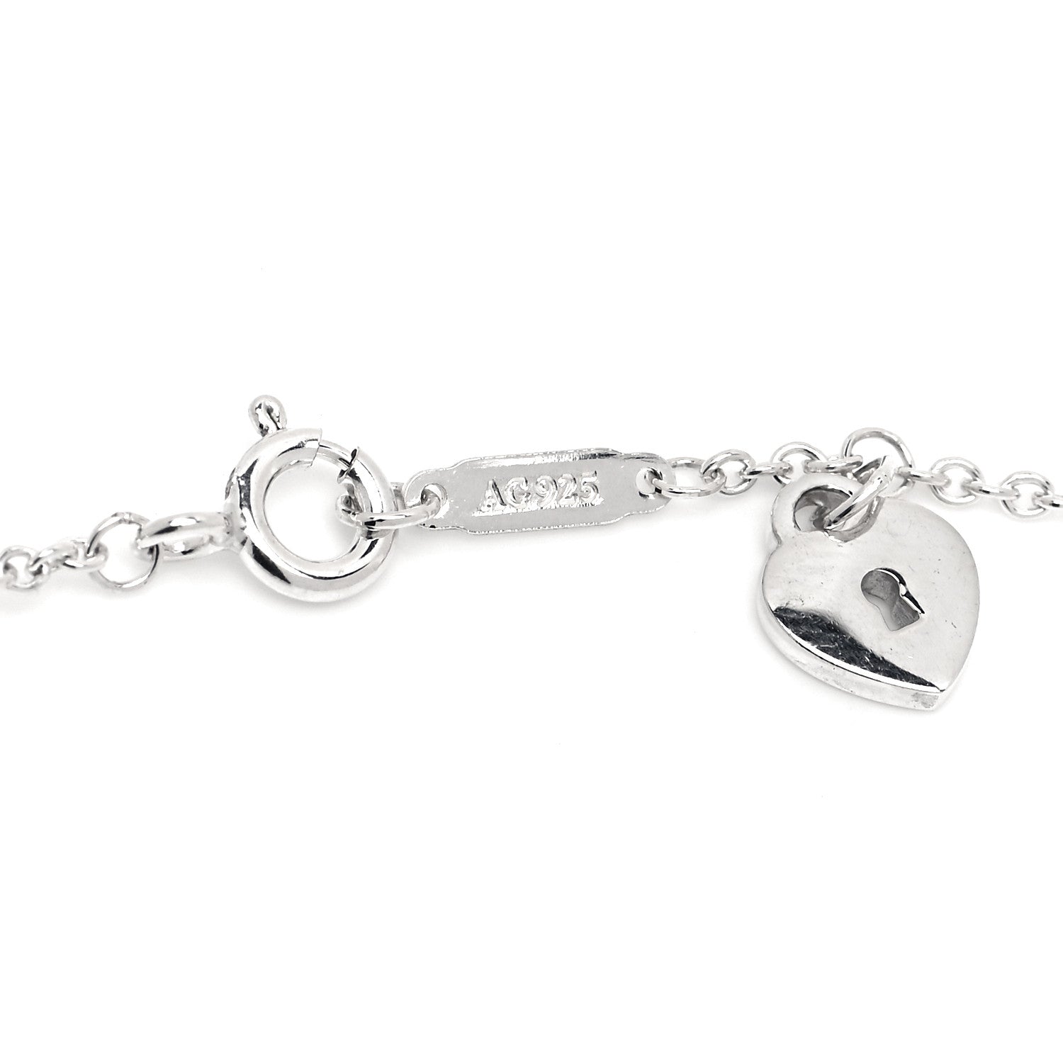 Tiffany Sterling Silver Enamel Love Notes Charm Bracelet Blue 4 of 5
