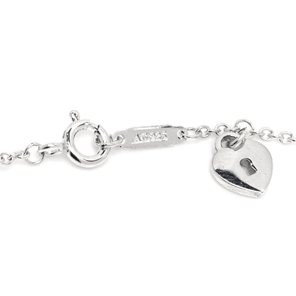 Tiffany Sterling Silver Enamel Love Notes Charm Bracelet Blue 4 of 5