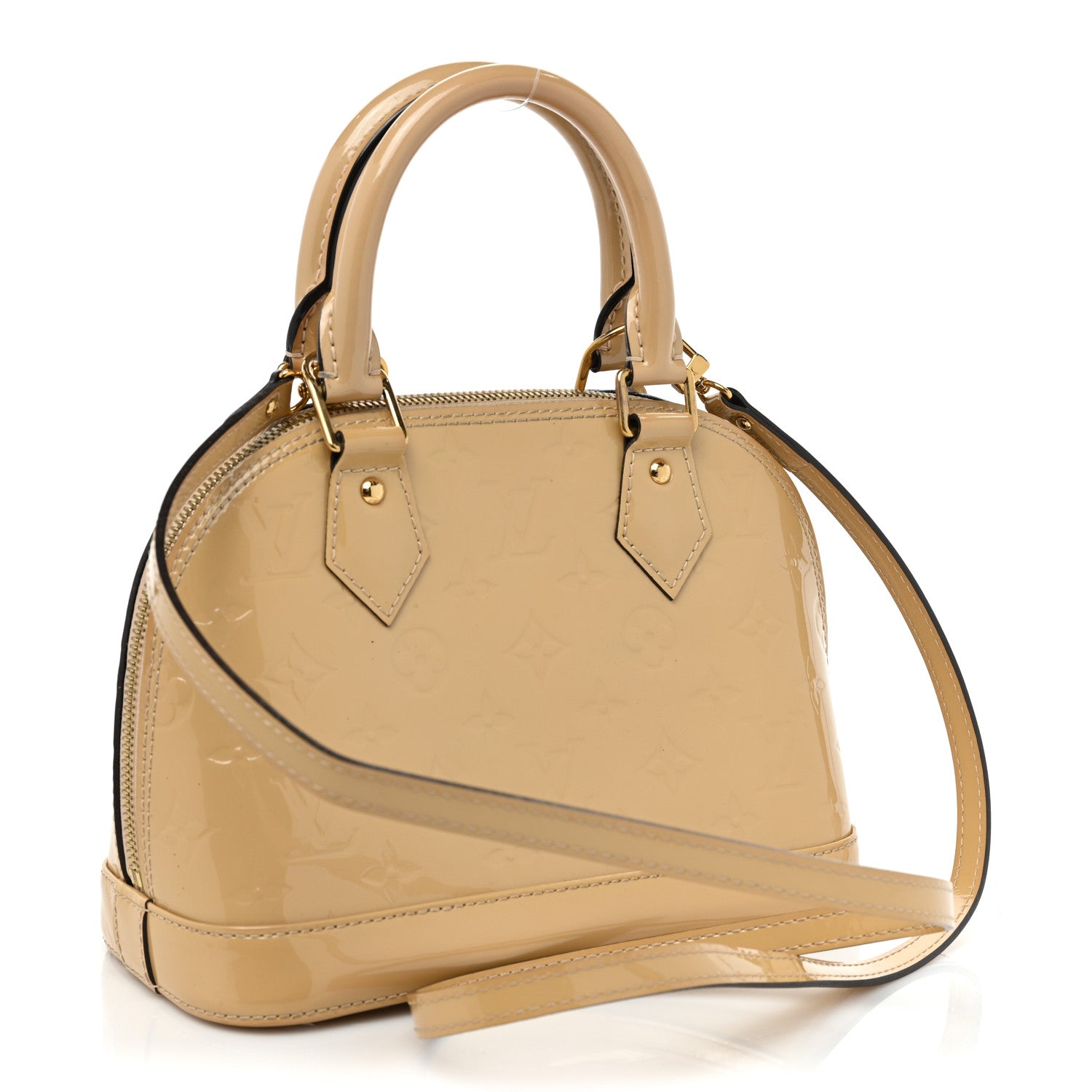 Louis Vuitton Vernis Alma BB Dune 3 of 15