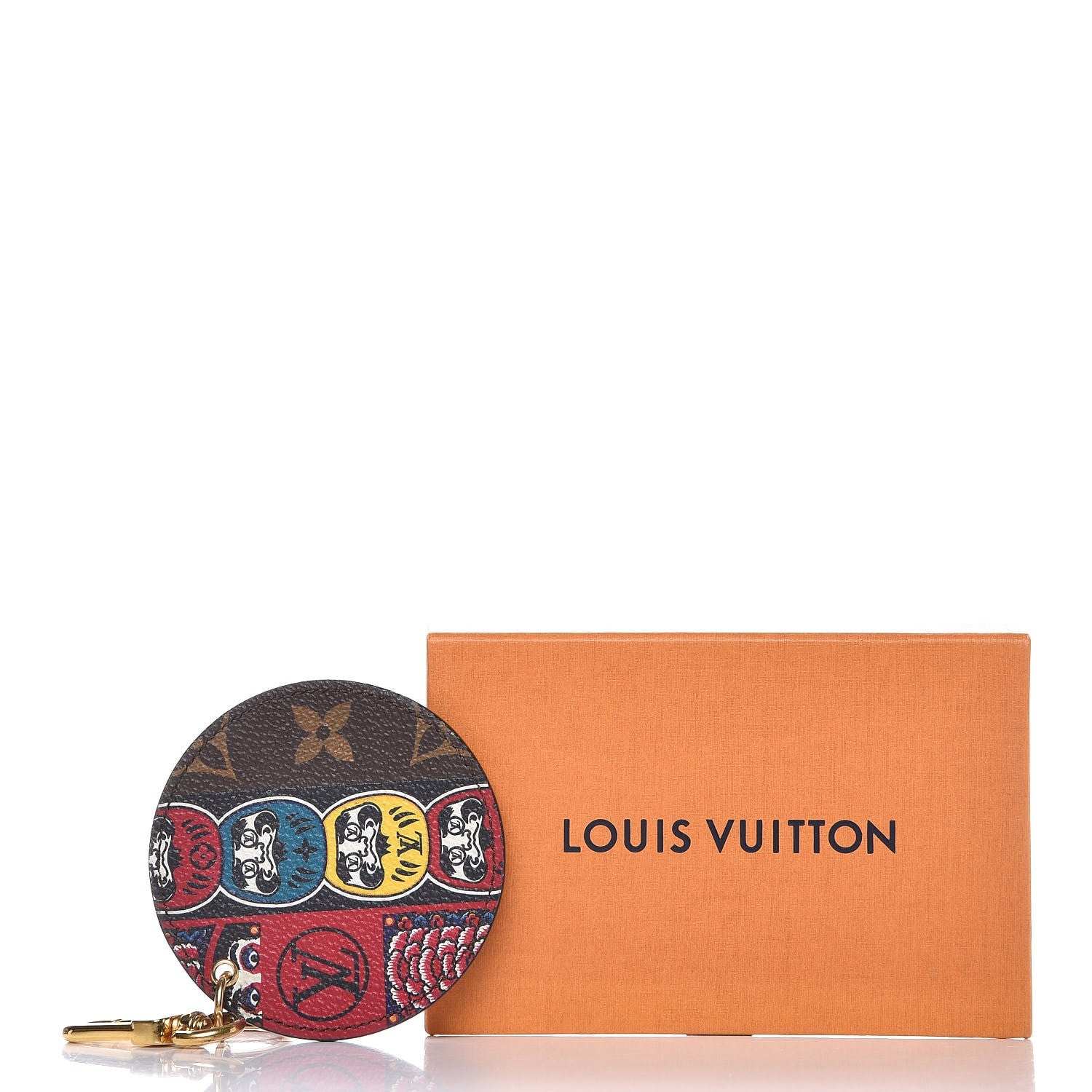 Louis Vuitton Monogram Illustre Kabuki Daruma Bag Charm Key Holder 4 of 4