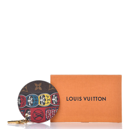 Louis Vuitton Monogram Illustre Kabuki Daruma Bag Charm Key Holder 4 of 4
