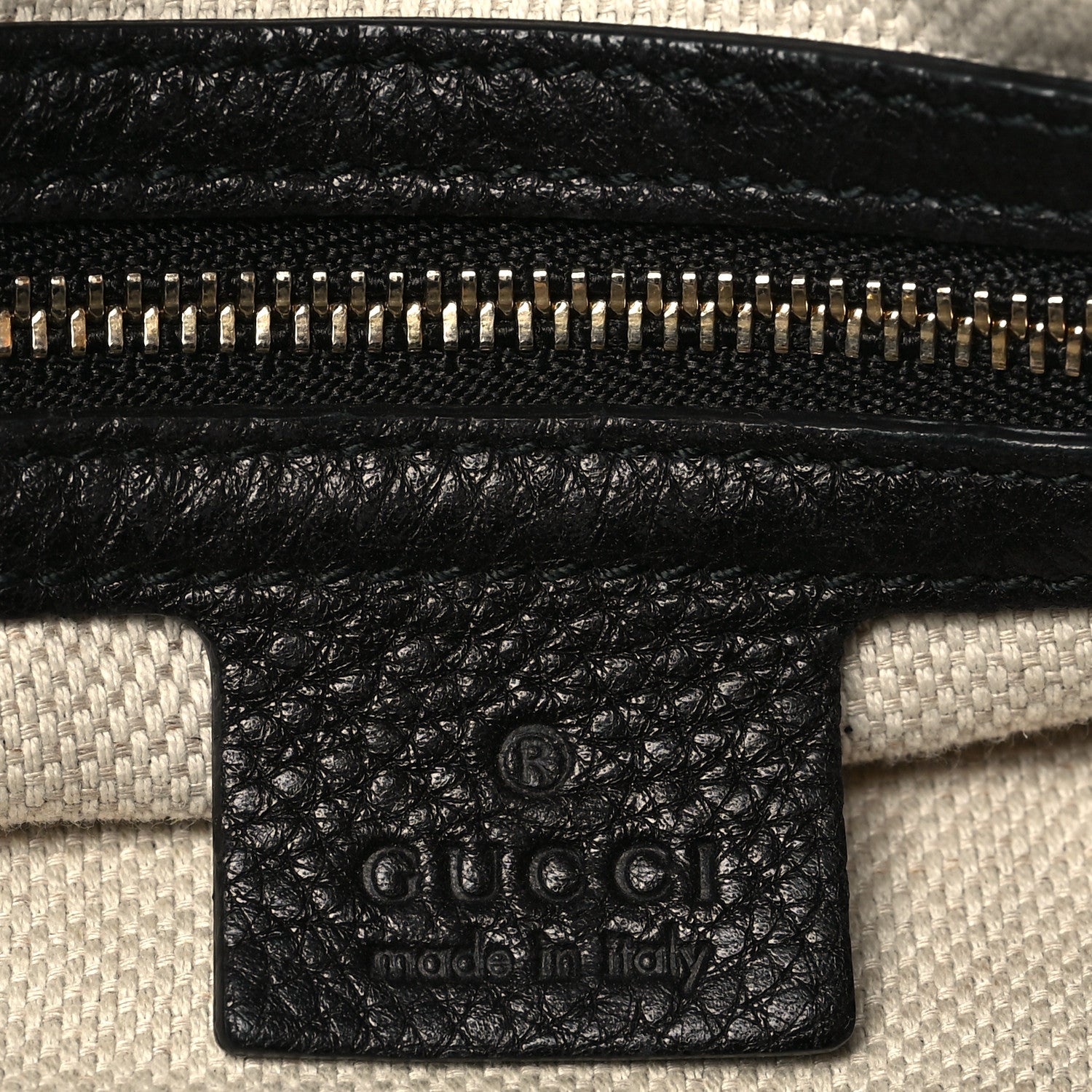Gucci Pebbled Calfskin Medium Soho Chain Shoulder Bag Black 6 of 12