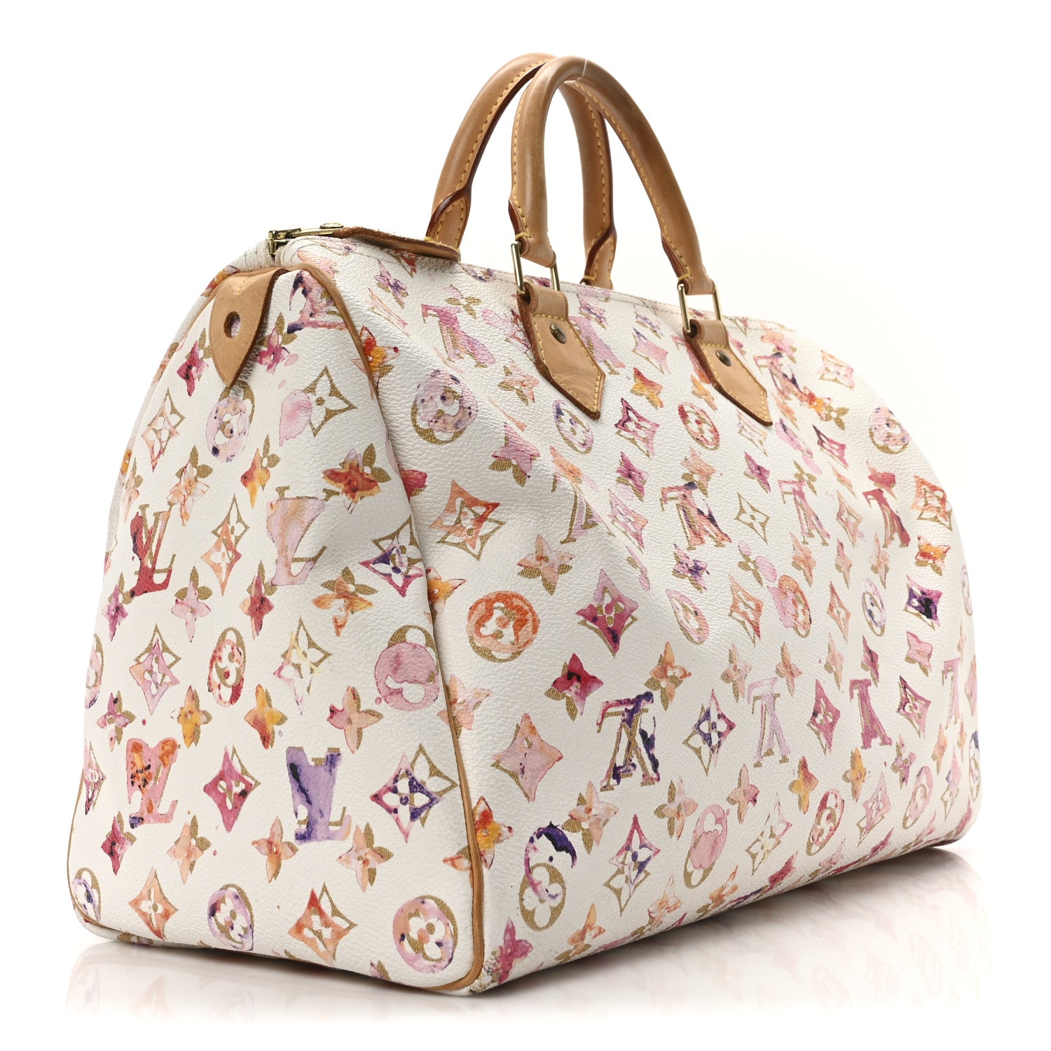 Louis Vuitton Watercolor Aquarelle Speedy 35 White 3 of 9