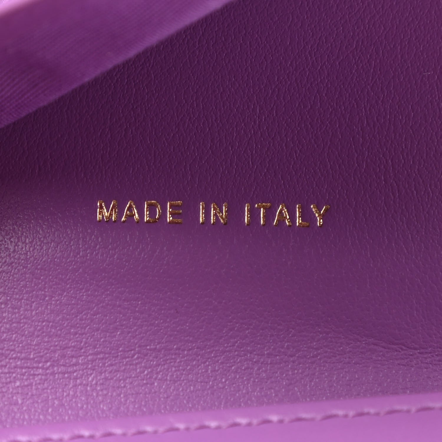 Chanel Caviar Quilted Filigree Flap Wallet Purple 7 of 9