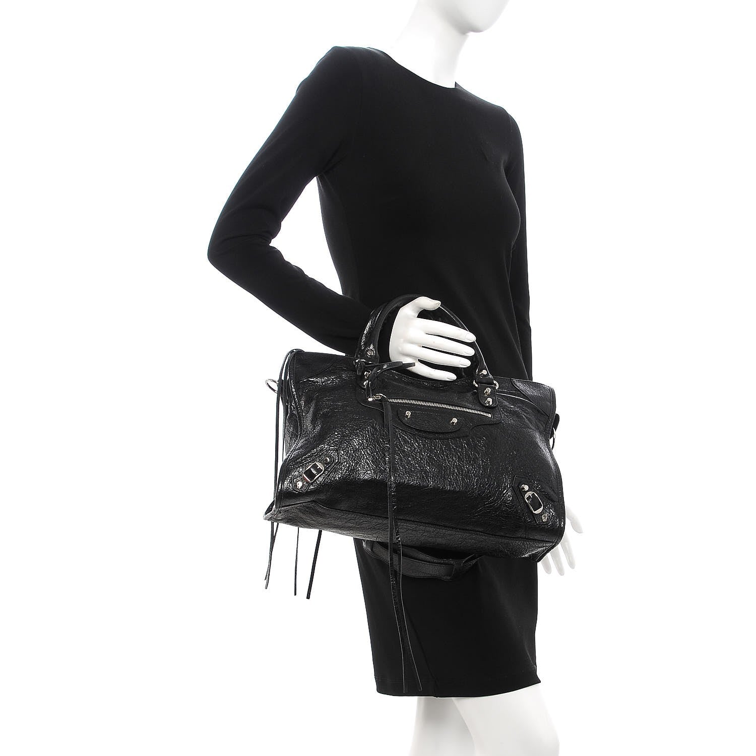 Balenciaga Agneau Classic Hardware City Black 3 of 8