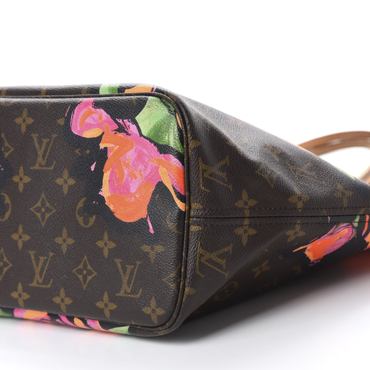 Louis Vuitton Monogram Roses Neverfull MM 7 of 17