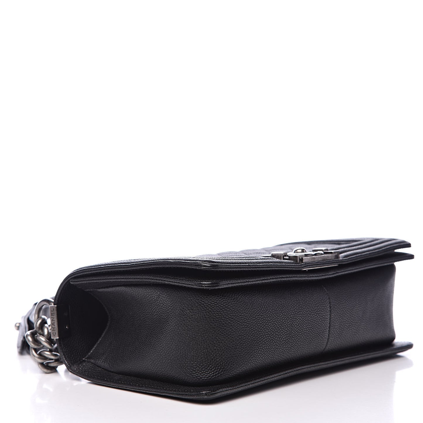 Caviar Quilted Medium Boy Flap Black