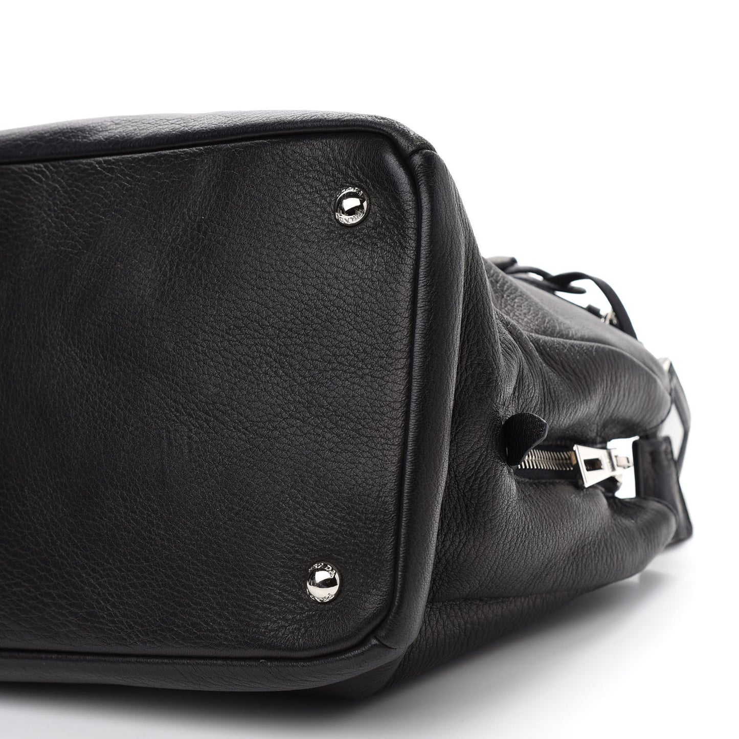 Vitello Daino Tote Black