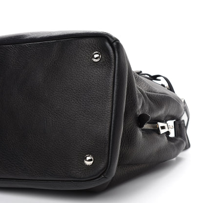 Prada Vitello Daino Tote Black 8 of 9