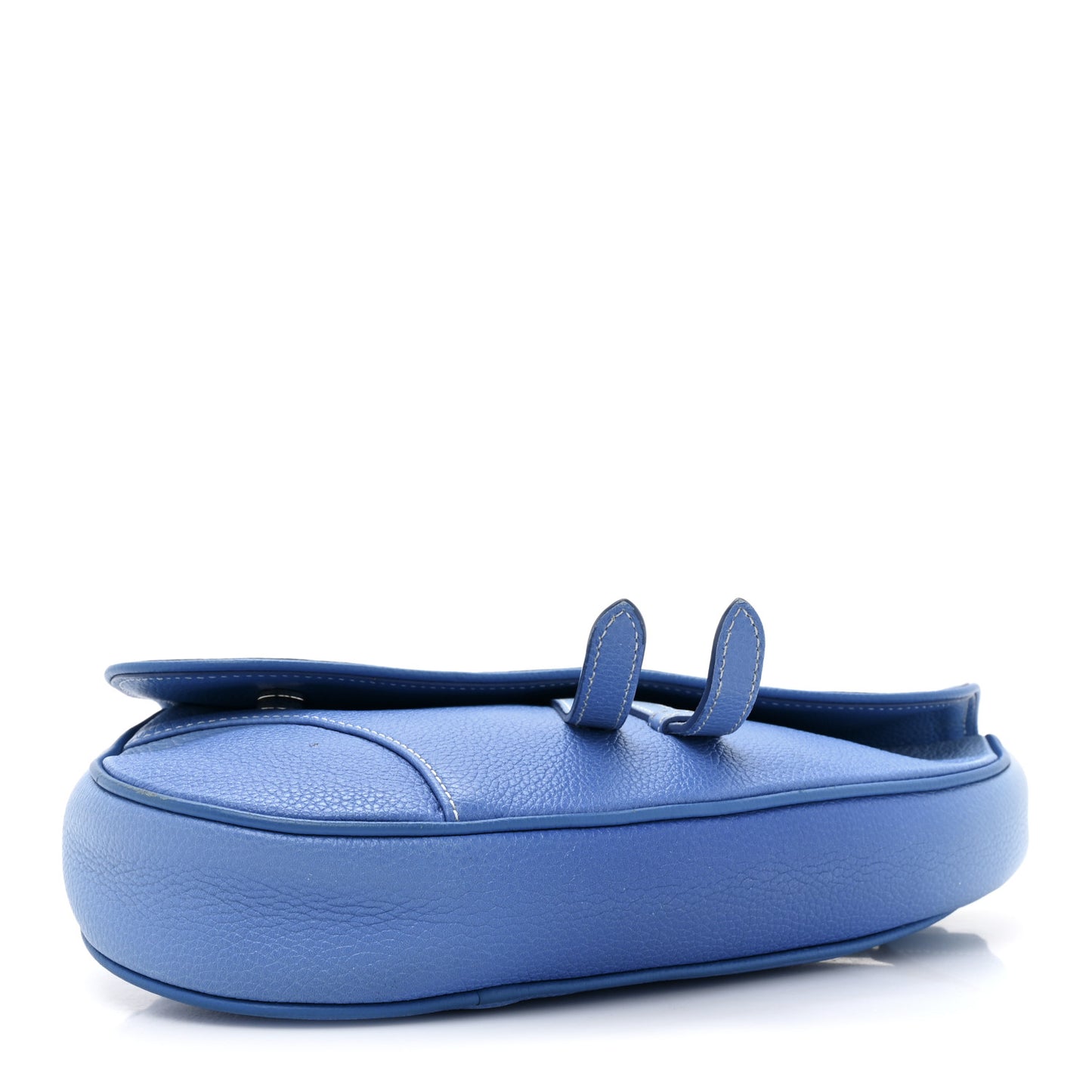 X DANIEL ARSHAM Grained Calfskin Gradient Saddle Bag Blue