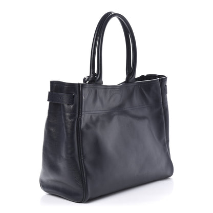 Mulberry Shiny Goatskin Bayswater Tote Midnight 3 of 11