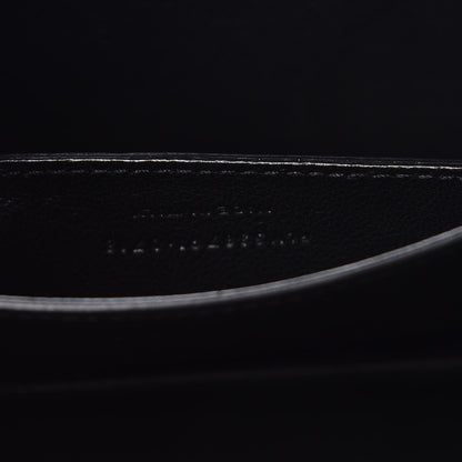 Saint Laurent Smooth Calfskin Medium Domino Shoulder Bag Black 7 of 7
