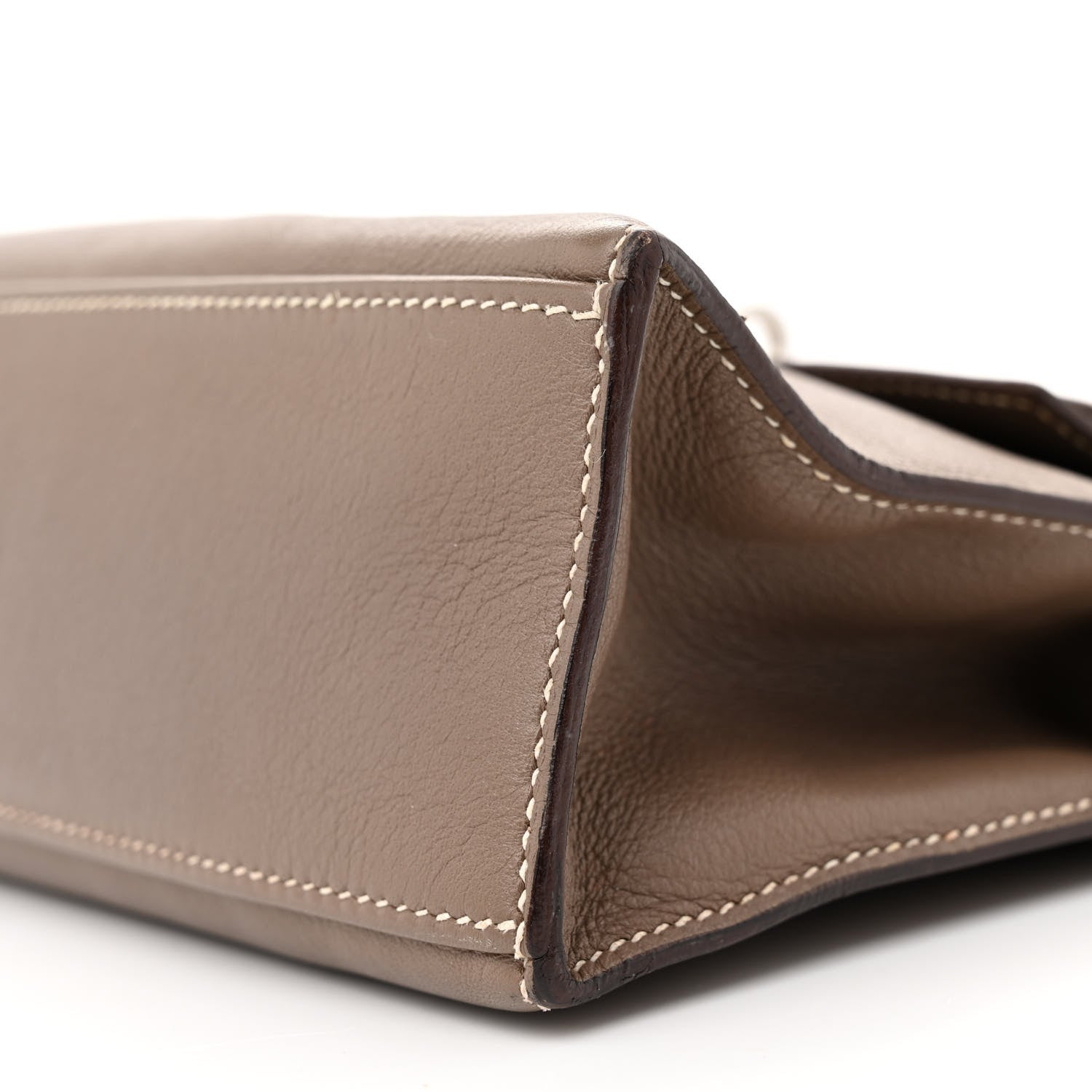Hermes Swift Kelly Pochette Clutch Etoupe 10 of 16