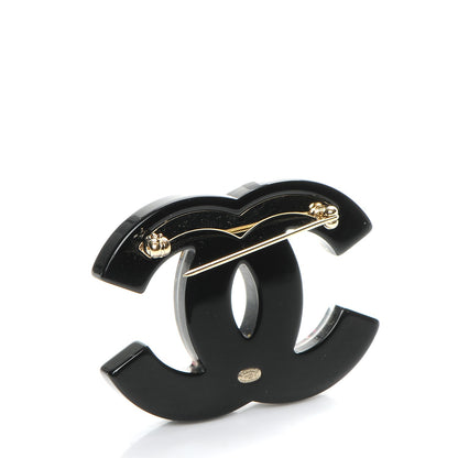 Chanel Glitter Resin CC Brooch Multicolor 3 of 4