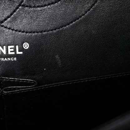 Chanel Metallic Aged Calfskin Quilted 2.55 Reissue 227 Flap So Black 12 of 20