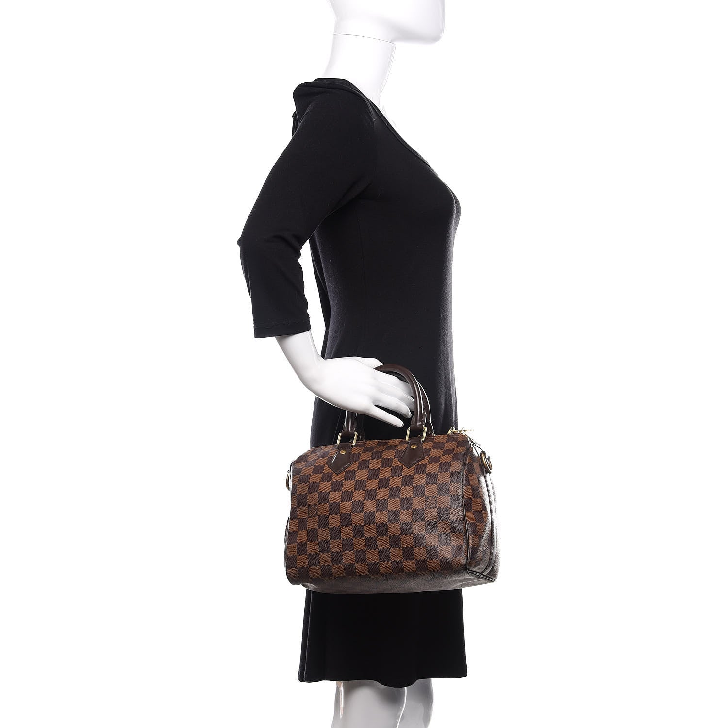 Louis Vuitton Damier Ebene Speedy Bandouliere 25 2 of 12