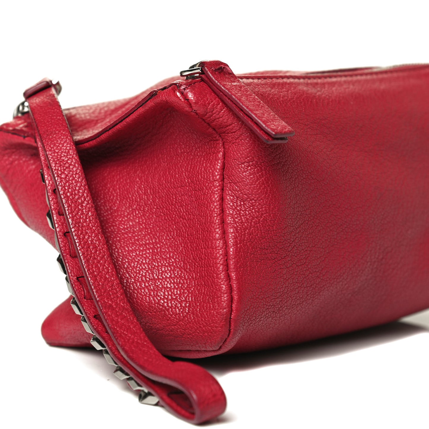 Sugar Goatskin Pandora Wristlet Raspberry