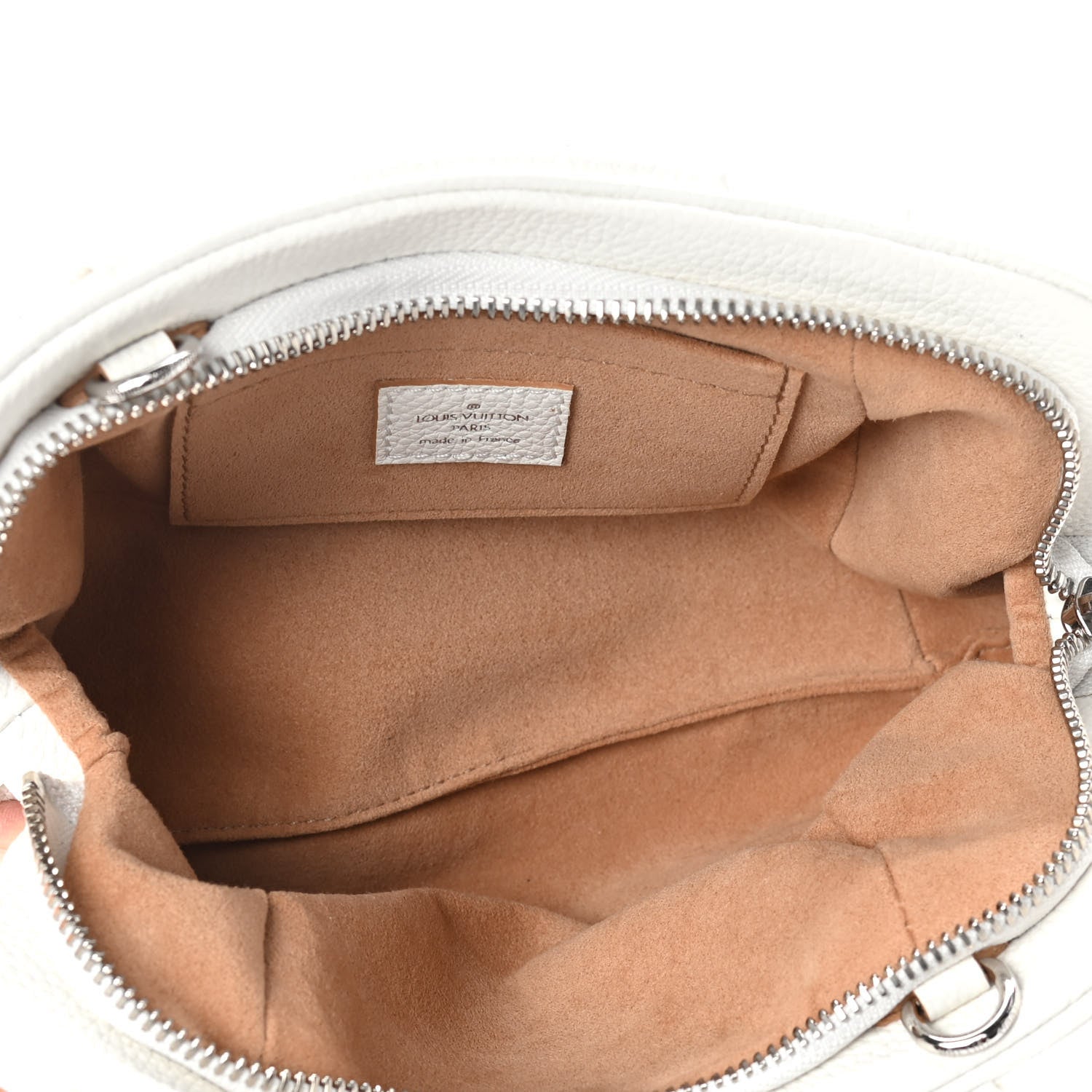 Louis Vuitton Mahina Scala Mini Pouch Snow White Arizona Beige 5 of 8