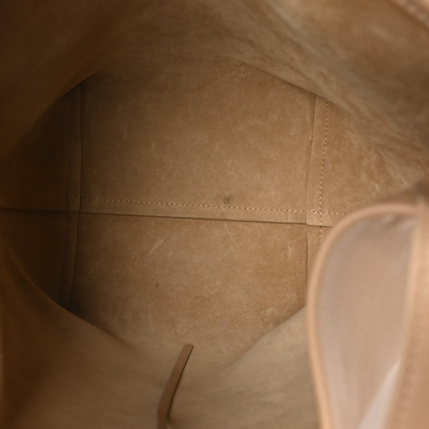The Row Grained Calfskin Small N/S Park Tote Dark Taupe 5 of 9