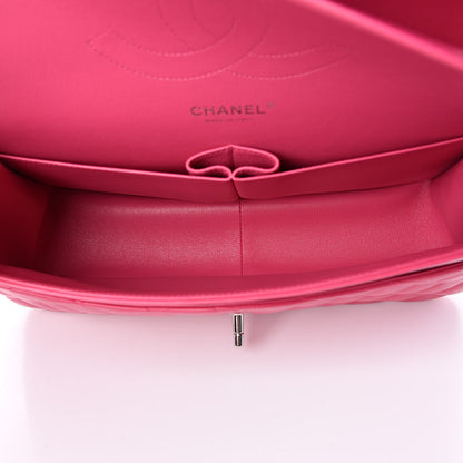 Chanel Lambskin Quilted Jumbo Double Flap Dark Pink 5 of 10