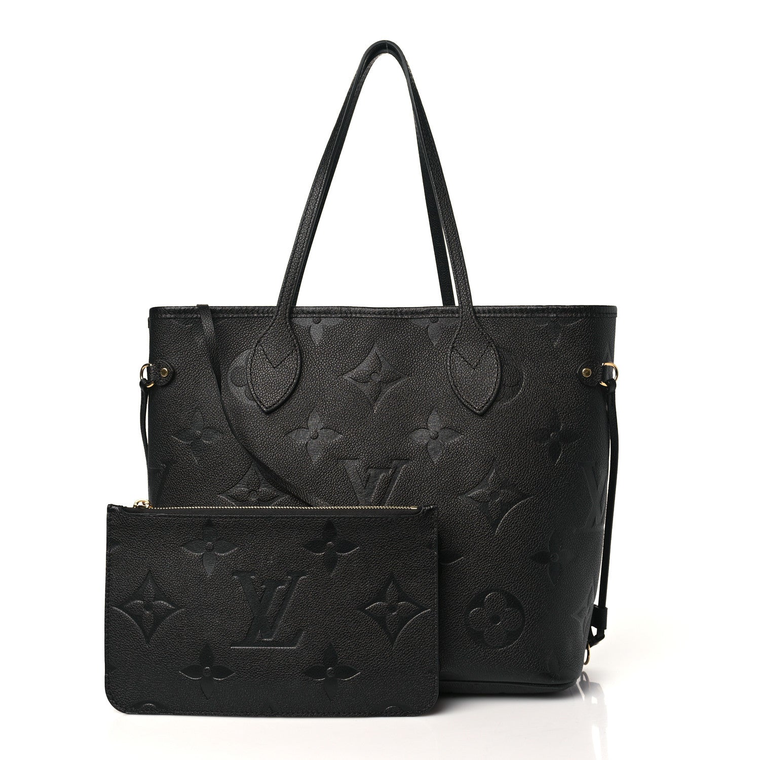 Louis Vuitton Empreinte Monogram Giant Neverfull MM Black 1 of 9