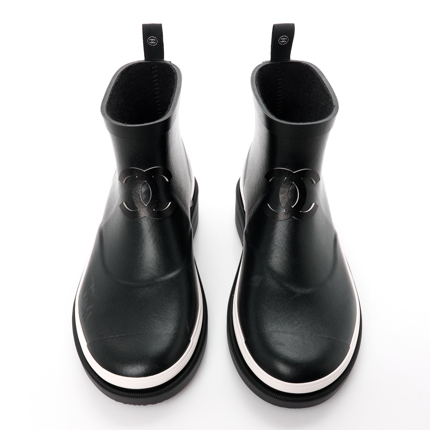 Rubber CC Short Rain Boots 37 Black